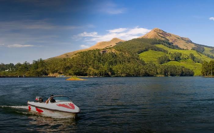 Boating in Punganoor Lake